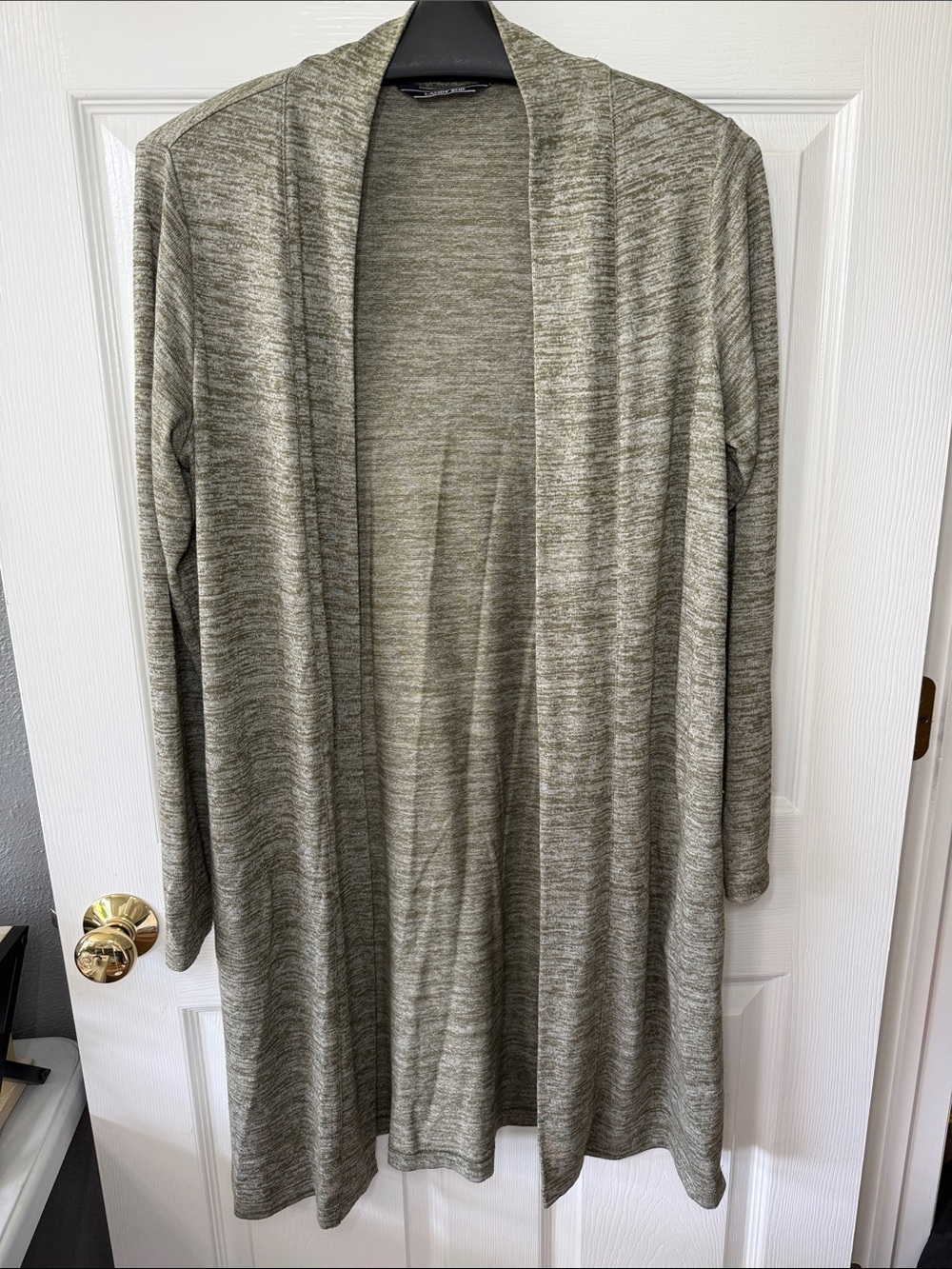 Lands’ End Olive Green Cardigan Sweater